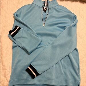 Men's Half-Zip Contrast Stitch